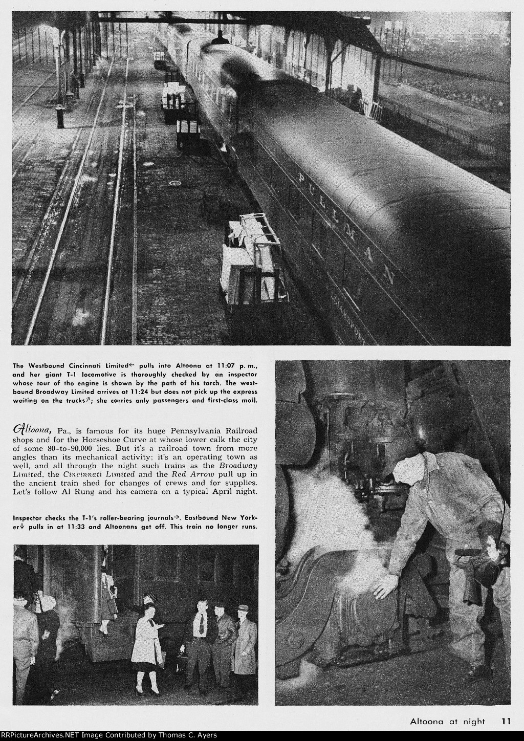 PRR "Altoona At Night, Page 11, 1948